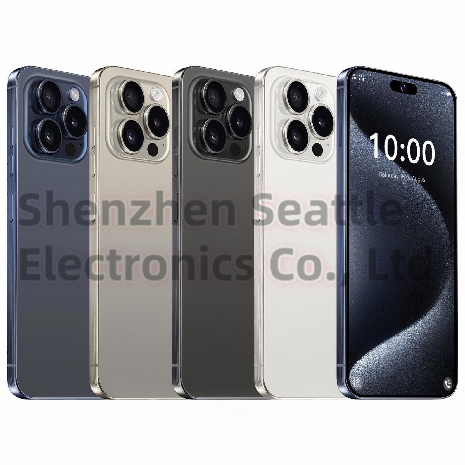 New Arrival Telephone i16 Phone Global Version 16 Pro Max Smartphone 6.8 inch 16G+1T Android Mobile Phone
